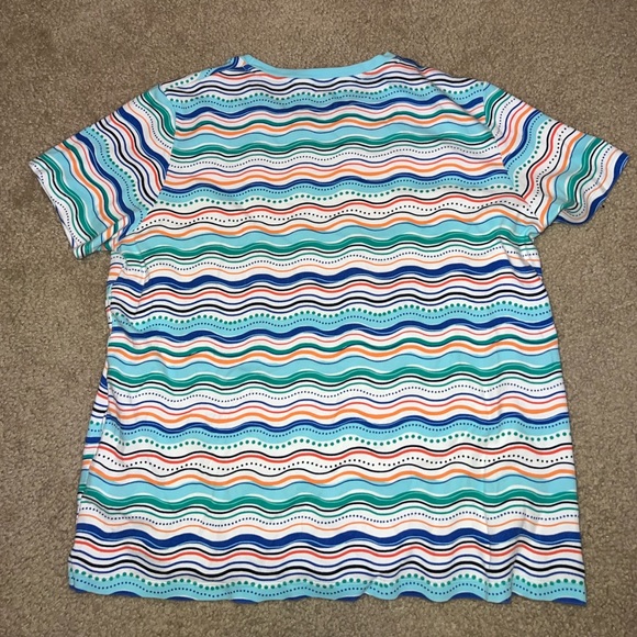 Kim Rogers Blue, Orange & White Shirt size PL - Picture 7 of 9